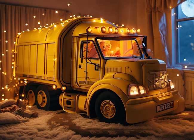儿童睡前故事卡车 - 大卡车的故事睡前故事
