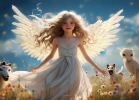 儿童故事天使姑娘，天使姑娘指什么生肖