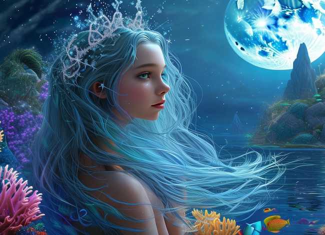 儿童绘本故事海的女儿完整版；海的女儿绘本故事完整图画