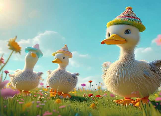 儿童故事鹅鹅鹅；幼儿故事鹅