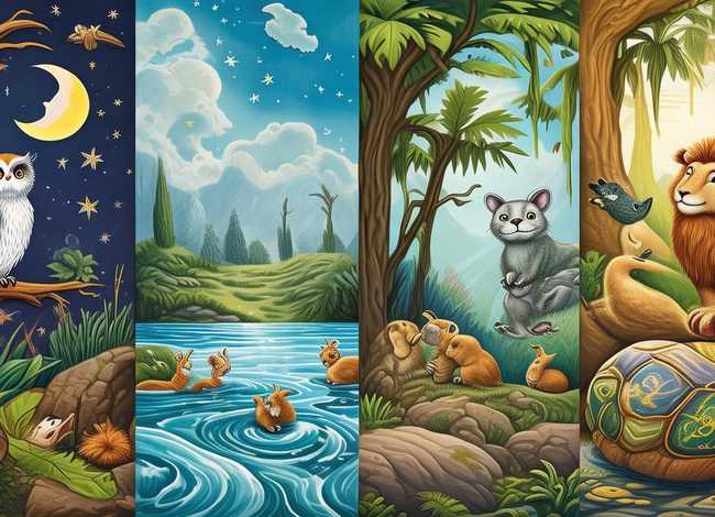 动物的故事四幅连环画 - 动物的故事四幅连环画怎么画