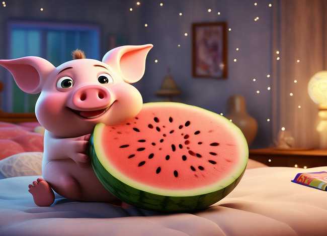 幼儿故事在线听睡前猪八戒吃西瓜 - 宝宝睡前故事在线听猪八戒吃西瓜