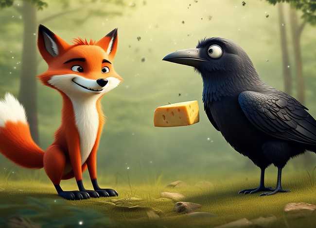 讲故事狐狸和乌鸦的故事 - 讲故事狐狸和乌鸦的故事 神态 动作 心理想什么? 讲故事狐狸和乌鸦的故事 - 讲故事狐狸和乌鸦的故事 神态 动作 心理想什么?