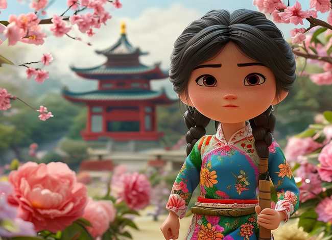 花木兰儿童故事五分钟以内、少儿花木兰的故事