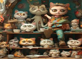 糊涂涂儿童故事、糊涂猫故事