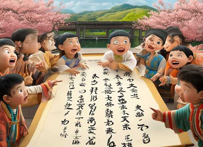 对联儿童故事 - 对联儿的故事