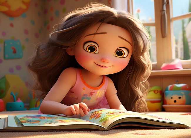 儿童小女生的故事 - 小女孩的幼儿故事