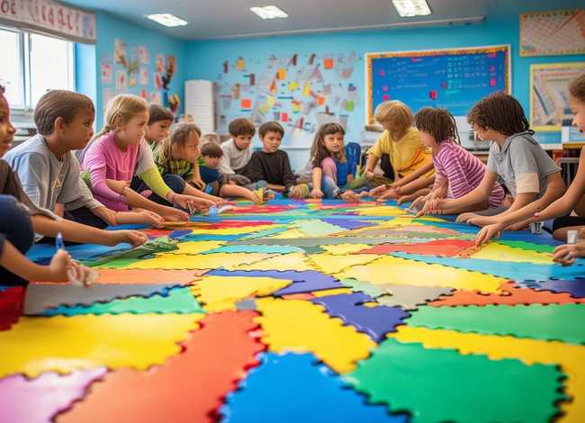 几何拼图故事（几何拼图故事教案）