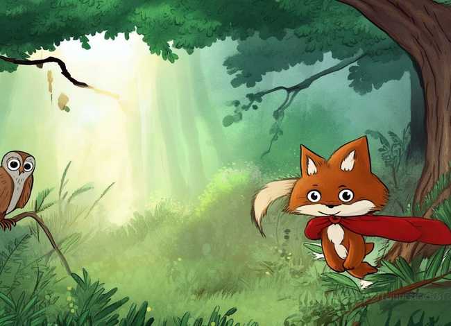 儿童寓言故事连环画4幅图 - 寓言故事连环画4幅图片简笔画