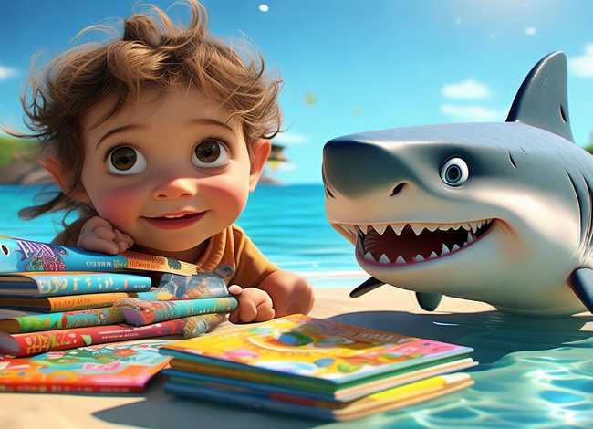 儿童有声绘本故事全集鲨鱼（有关鲨鱼的绘本故事）