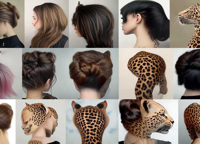 豹豹头发图片 - 豹头发型图片大全