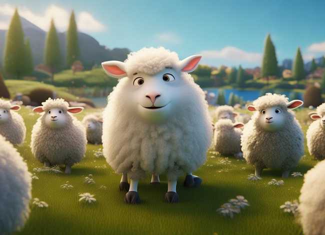 故事《聪明的小羊》、故事《聪明的小羊》内容简介