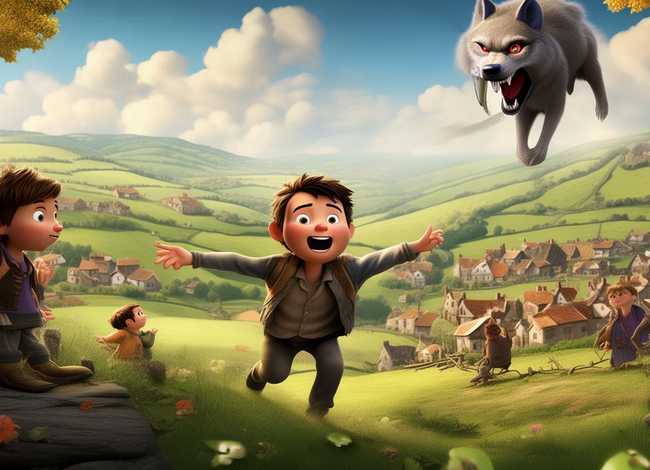 狼来了英文故事儿童版 - 英文版狼来了故事视频
