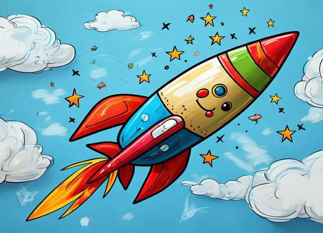 儿童火箭简笔画（儿童火箭简笔画怎么画）