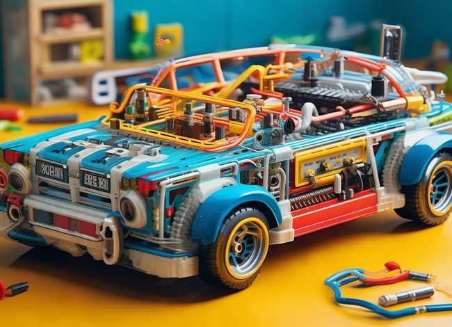 儿童电动小汽车电路图 - 儿童电动小汽车电路图片