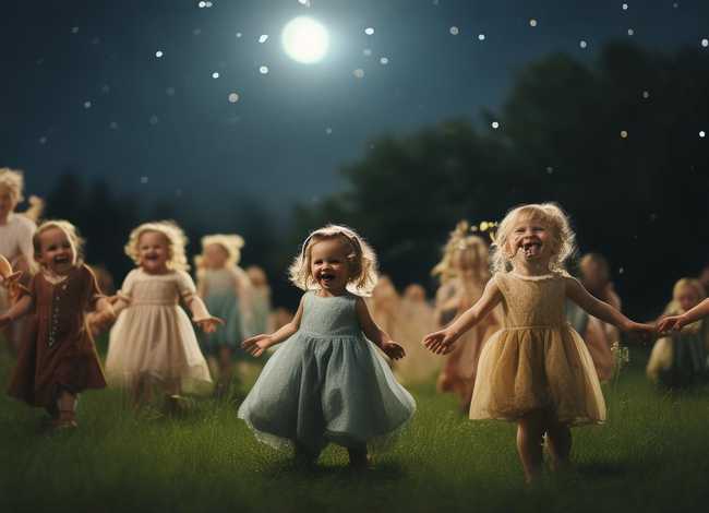 月光童话故事儿童，幼儿舞蹈月光童话