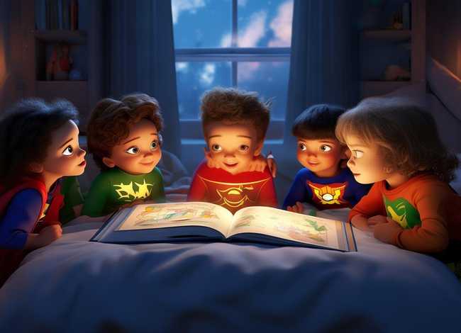 儿童睡前英雄故事合集（少儿英雄故事大全 睡前听）