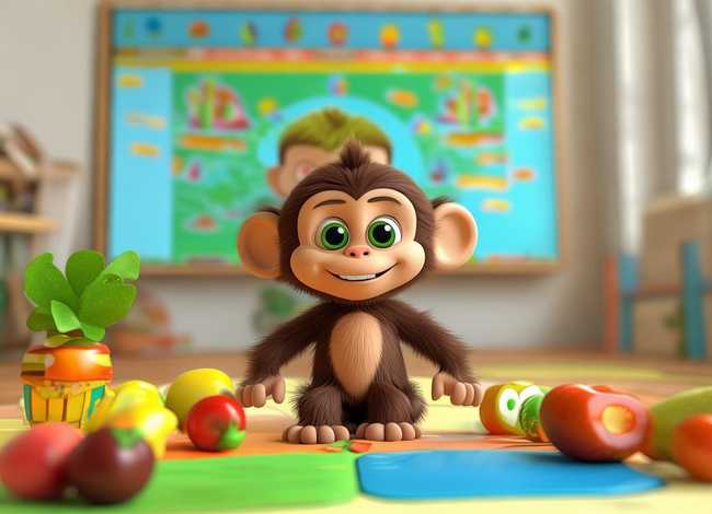 适合幼儿的猴子谜语视频、适合幼儿的猴子谜语视频教学