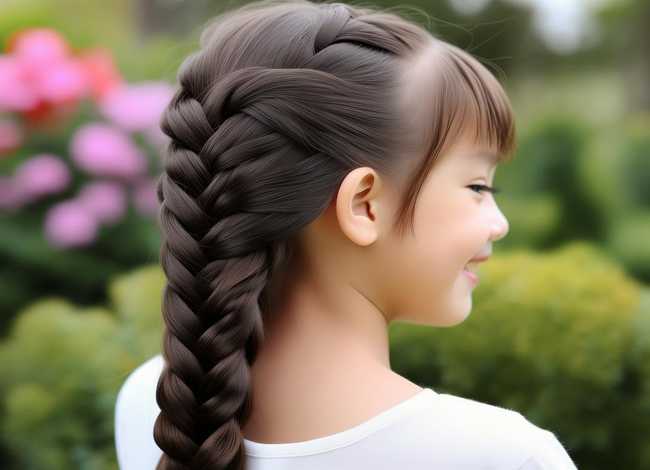 女童麻花辫编法 女孩麻花辫的编法
