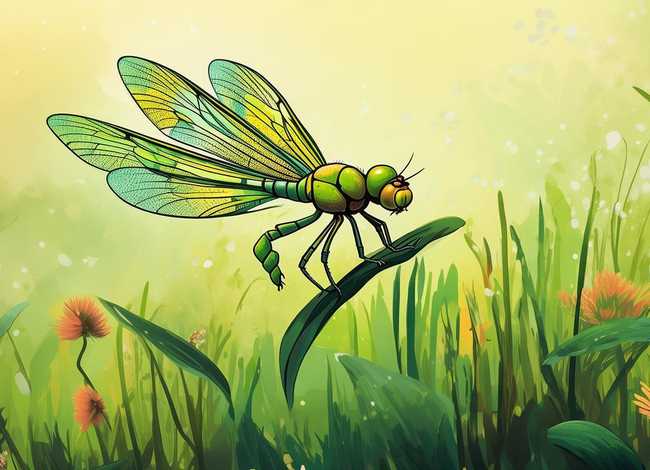 蜻蜓的绘本故事图片；蜻蜓的绘本故事图片简笔画