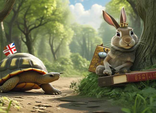 龟兔赛跑英语故事 龟兔赛跑英语故事80词 龟兔赛跑英语故事 龟兔赛跑英语故事80词