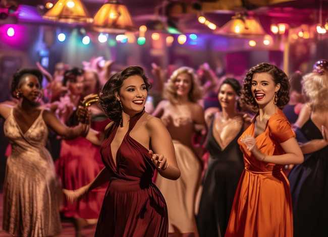 爵士女孩舞蹈背景故事 - 爵士女孩舞蹈背景故事视频