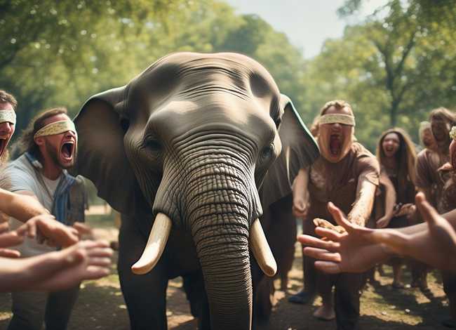 盲人摸象的故事及道理（盲人摸象的故事及道理是什么）