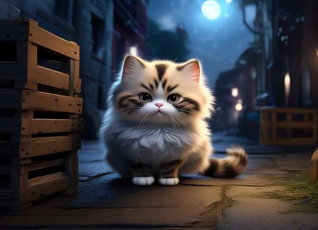 迷路的小花猫儿童故事在线听；迷路的小花猫故事音频