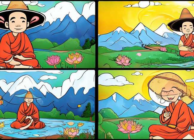 三个和尚故事绘本图片完整；三个和尚故事绘本图片完整版