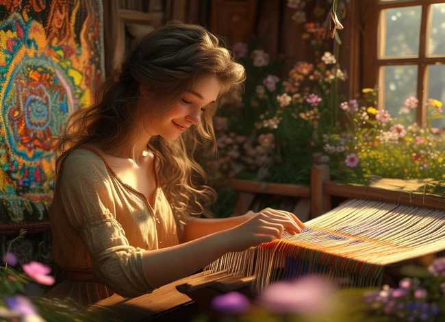 编织小故事；编织一个小故事