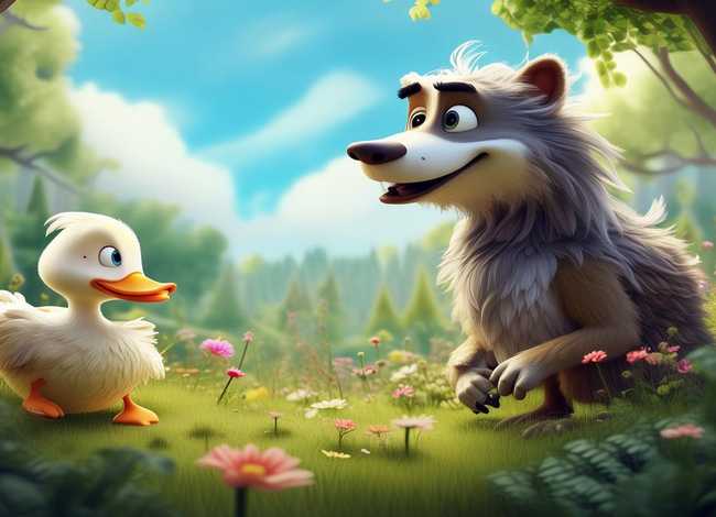 儿童故事纯文字、儿童故事纯文字狼和小鸭