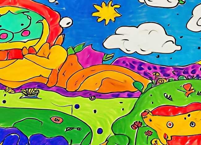 儿童线条画图片（儿童线条画图片简单又漂亮）