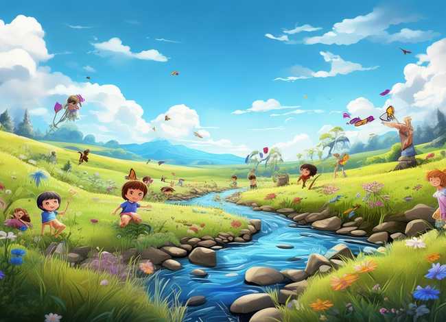 大自然儿童歌曲（大自然的儿童歌曲）