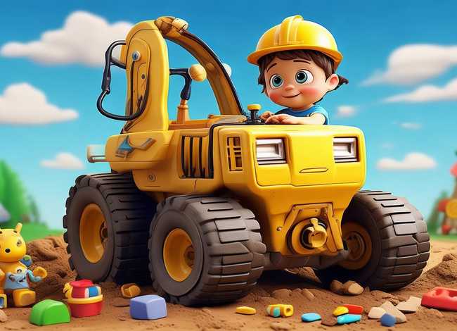 儿童挖土机故事绘本（挖土机的绘本故事）