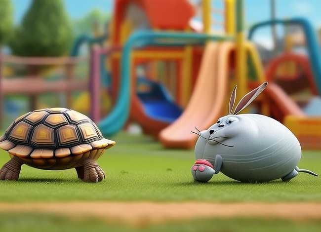 儿童龟兔赛跑故事有感 - 龟兔赛跑的故事告诉我们什么道理幼儿园