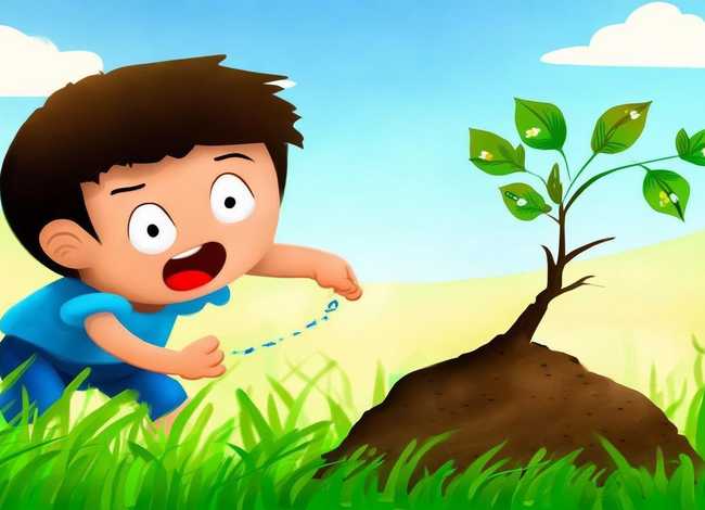 拔苗助长寓言故事儿童版带拼音 - 拔苗助长成语故事带拼音