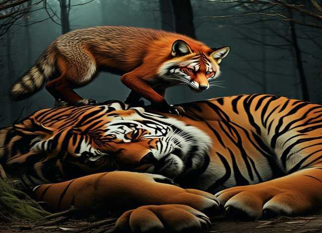 狐假虎威成语故事大全、狐假虎威的成语故事视频动画片