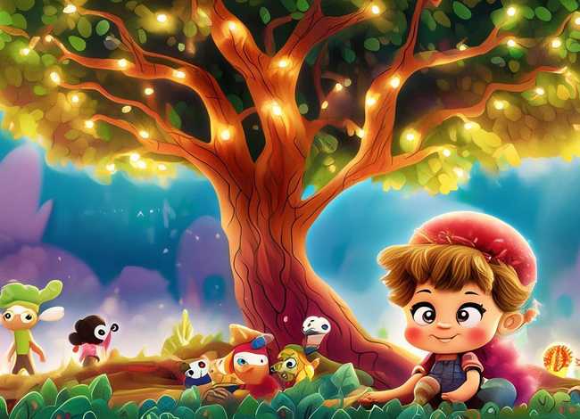 儿童故事配画面、幼儿故事配画教案