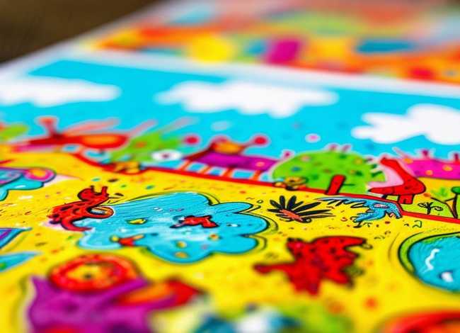 儿童图画故事打印，儿童图画打印版