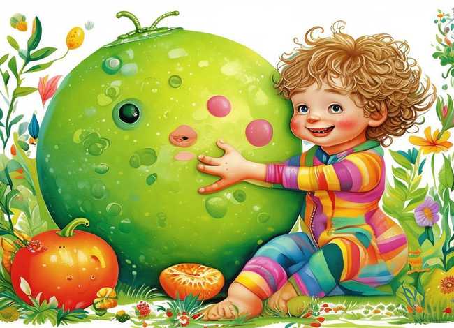 西瓜儿童故事书 - 西瓜的幼儿故事