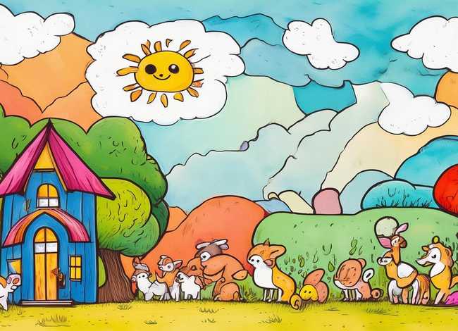 绘本故事简易画；绘本故事简易画图片