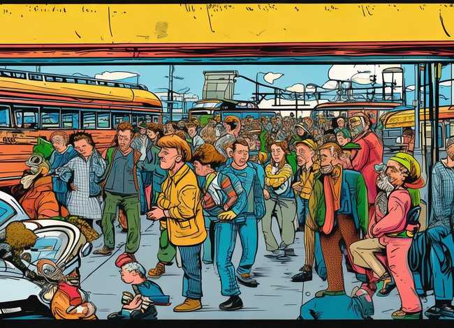 交通站的故事连环画（关于交通的连环画）