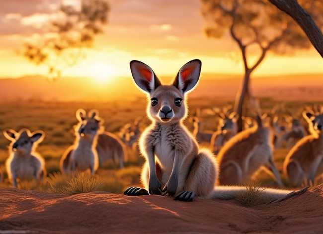 袋鼠简短小故事 袋鼠简短小故事视频