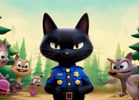 黑猫警长绘本故事、黑猫警长绘本故事视频