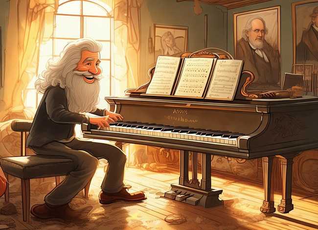 音乐家的故事绘本；音乐家的故事绘本图片