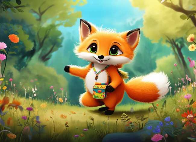 大胆的小狐狸儿童故事，关于小狐狸的幼儿故事