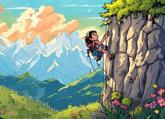 攀岩小故事，攀岩绘本故事