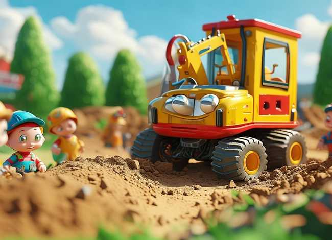 幼儿挖掘机故事（幼儿挖掘机故事大全）