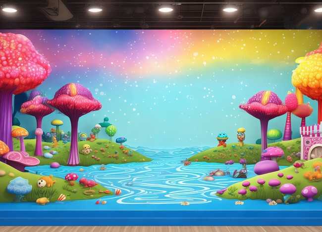 儿童故事比赛背景图、幼儿故事比赛背景墙
