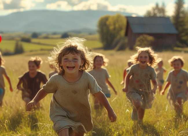 乡村孩子童年故事、乡村孩子的故事